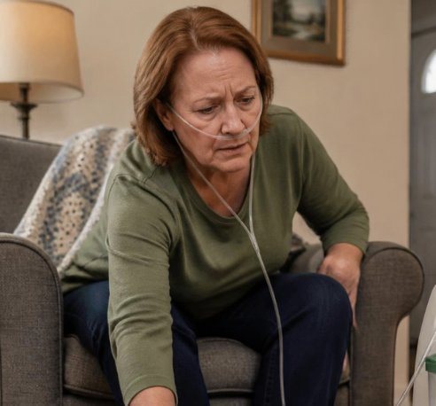 Patient sitting with doctor during consultation
